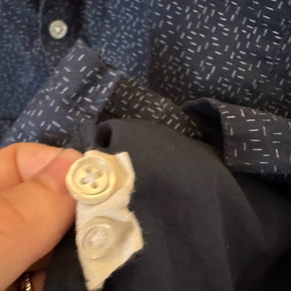 Frank & Oak Blue Casual Button Down Shirt - Picture 9 of 12